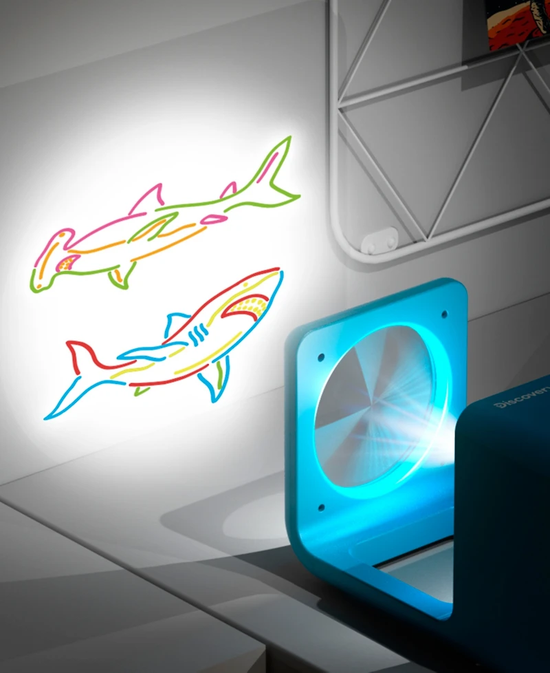 Discovery Kids Doodle Projector Light Art Station 17 Piece