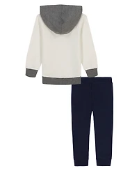 Nautica Boys 2T-7 2-Piece Hoodie and Joggers Set