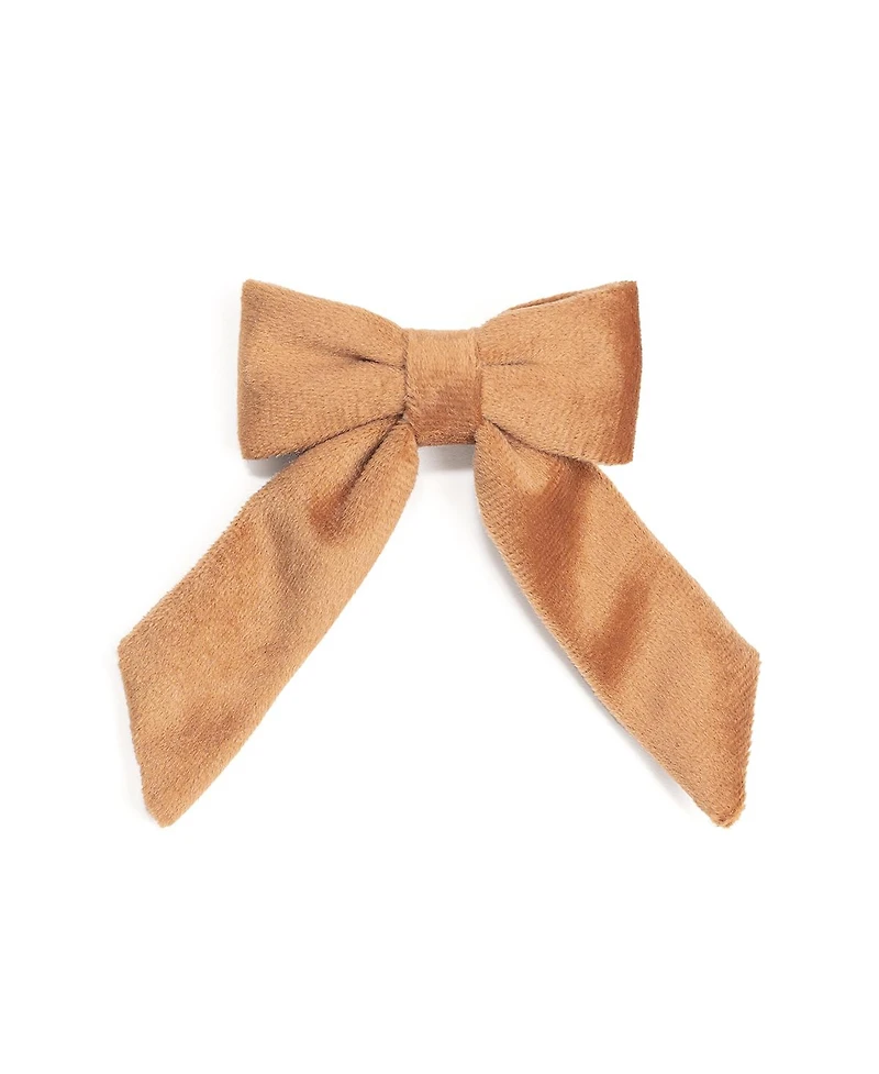 Sweet Wink Child Girl's Spice Velvet Coquette Bow Clip