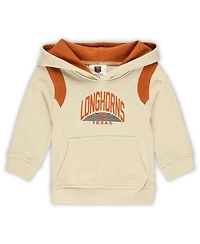 Wes & Willy Baby Boys and Girls 2-Piece Texas Longhorns Color Block Pullover Hoodie Sweatpants Set