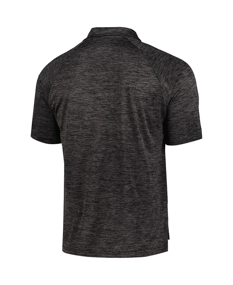 Colosseum Men's Heathered Black Baylor Bears Down Swing Polo Shirt