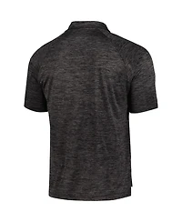 Colosseum Men's Heathered Black Baylor Bears Down Swing Polo Shirt