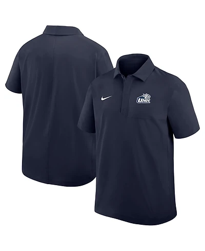 Nike Men's Navy New Hampshire Wildcats 2025 Sideline Dri-fit Polo Shirt