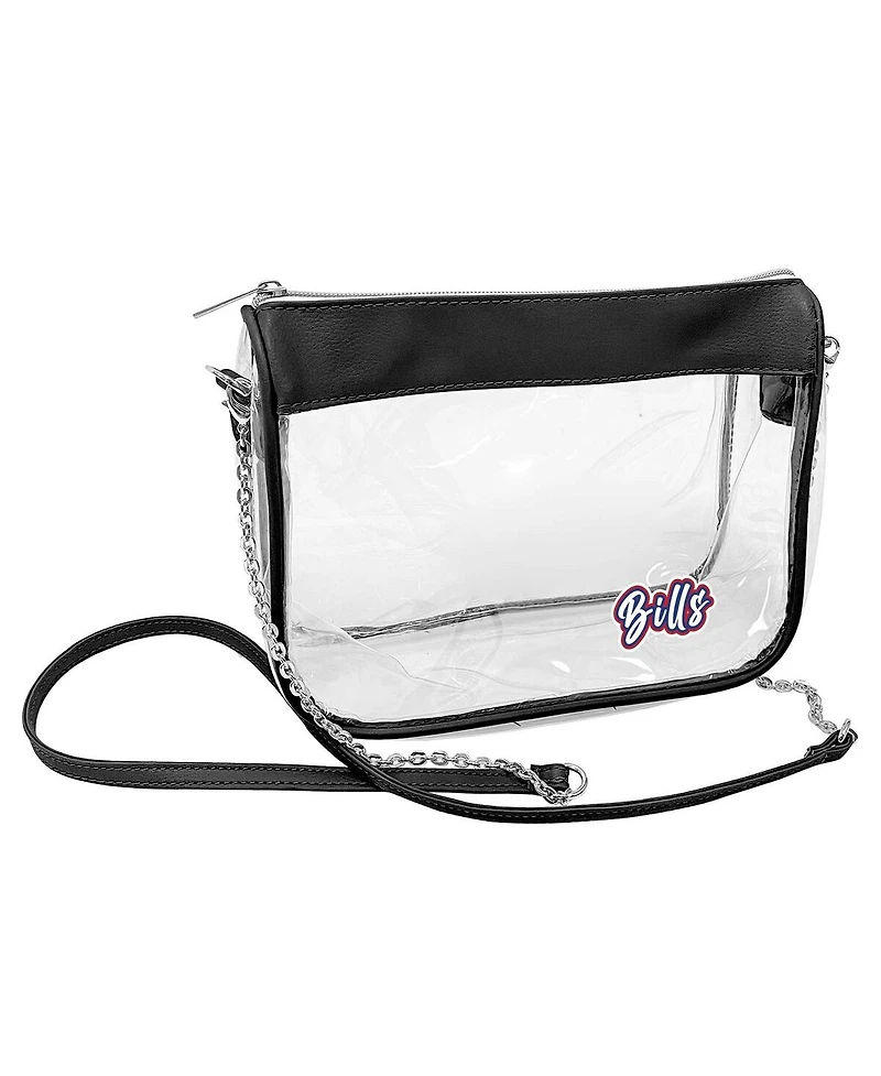 Logo Brands Buffalo Bills Hype Stadium Crossbody Clear Bag