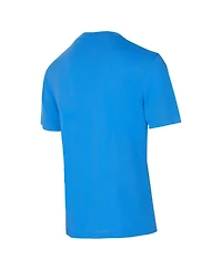 Concepts Sport Men's 2-Piece Blue/Silver Detroit Lions Avondale T-Shirt and Flannel Pants Set