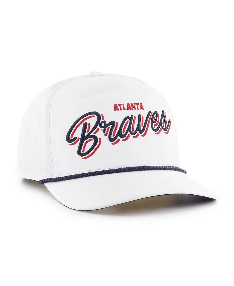 '47 Brand Men's White Atlanta Braves Brrr Fairway Hitch Adjustable Hat