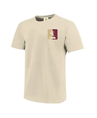 Image One Men's and Women's Natural Florida State Seminoles Hyper Local Statue T-Shirt