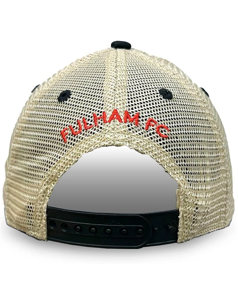 1863FC Men's Black Fulham Trucker Adjustable Hat