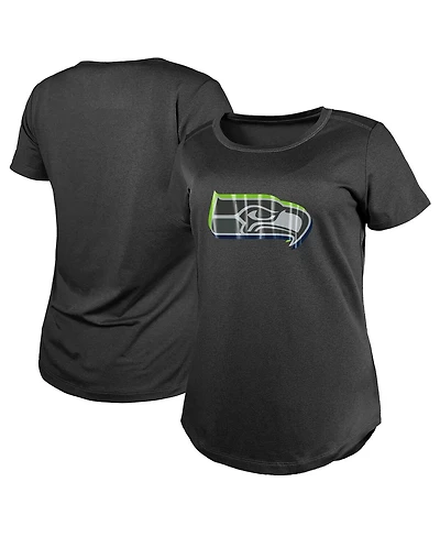 New Era Women's Charcoal Seattle Seahawks 2024 Nfl Draft T-Shirt