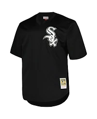 Mitchell & Ness Men's Profile Frank Thomas Black Chicago White Sox Big Tall Cooperstown Collection Mesh Batting Practice Jersey