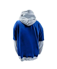 Profile Men's Royal/Heather Gray Buffalo Bills Big Tall Twofer Pullover Hoodie