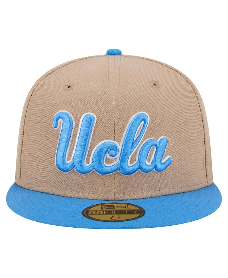 New Era Men's Khaki Ucla Bruins Two-Tone 59FIFTY Fitted Hat