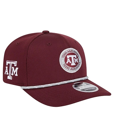 New Era Men's Maroon Texas A&M Aggies Coolera 9SEVENTY Rope Stretch-Snap Hat