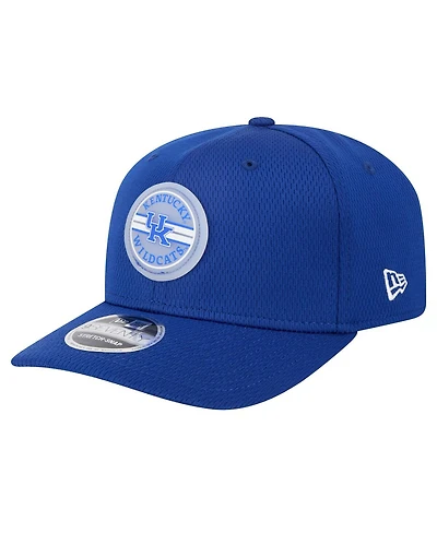 New Era Men's Royal Kentucky Wildcats Patched 9SEVENTY Stretch-Snap Adjustable Hat