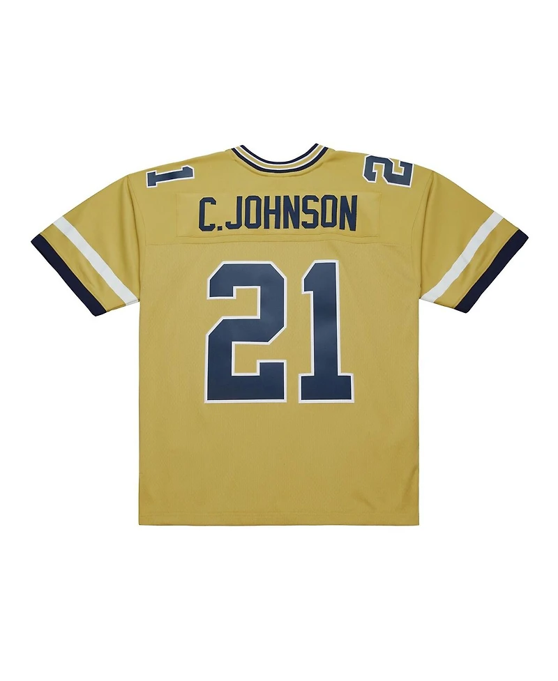 Mitchell & Ness Men's Calvin Johnson Gold Georgia Tech Yellow Jackets 2006 College Vault Legacy Jersey