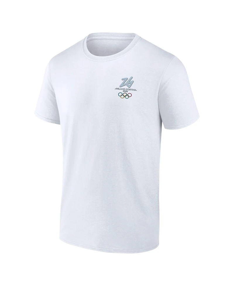 Fanatics Men's White Milano Cortina 2026 Winter Olympics Essentials T-Shirt