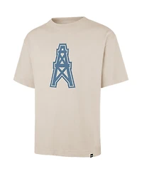 '47 Brand Men's Tan Tennessee Oilers Bouldering Imprint Ravine Foundation Throwback T-Shirt