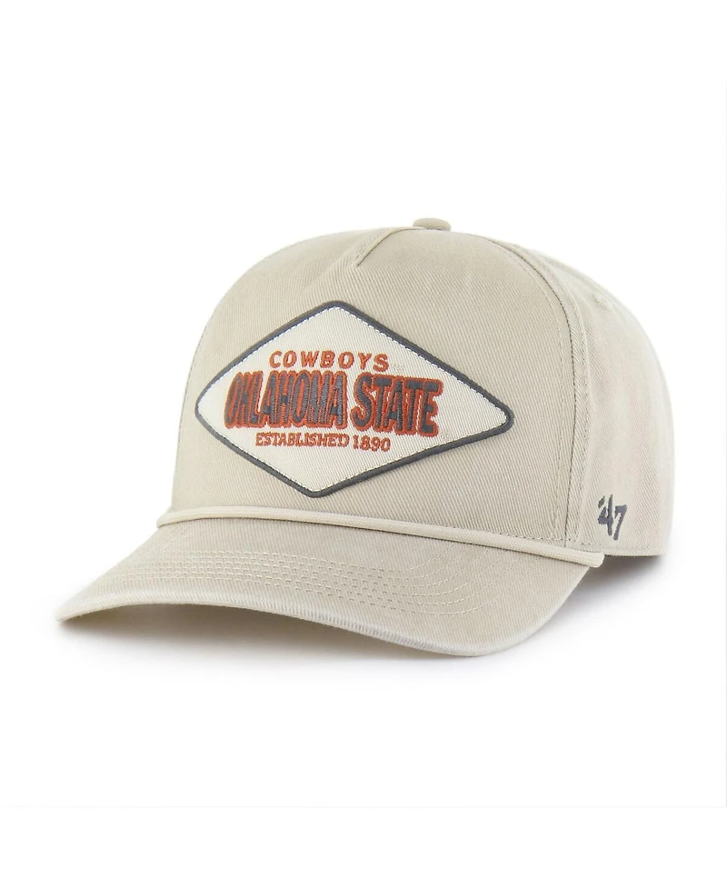'47 Brand Men's and Women's Cream Oklahoma State Cowboys Outdoorsmen Cairn Hitch Adjustable Hat