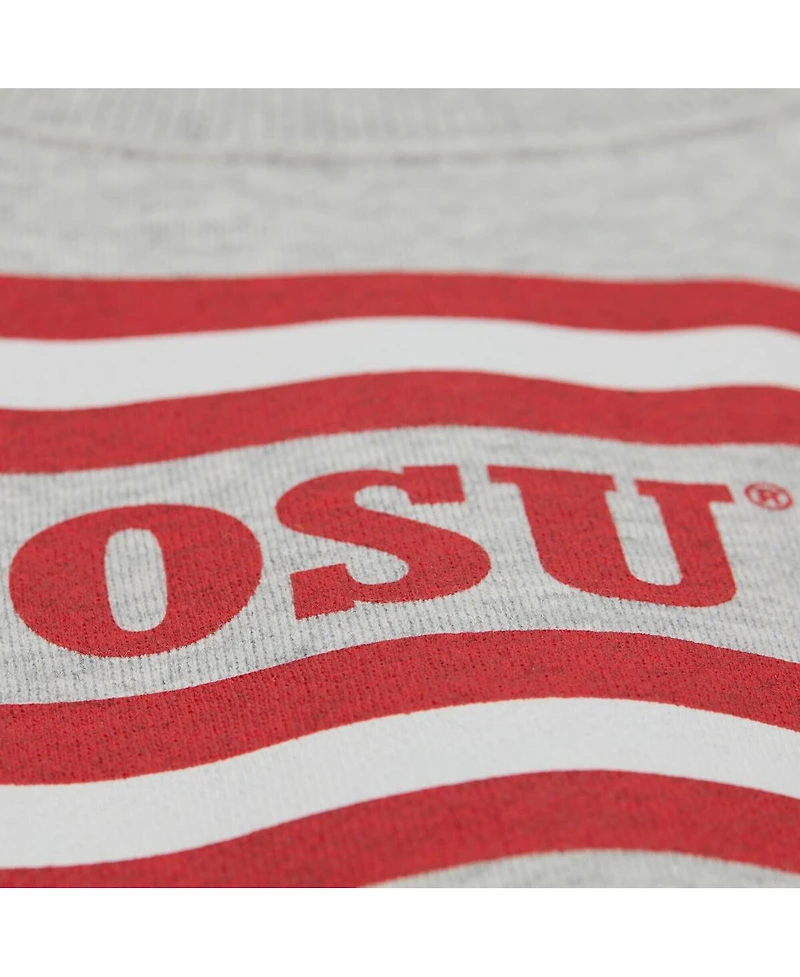 Mitchell & Ness Men's Gray Ohio State Buckeyes All Over Print Sweatshirt