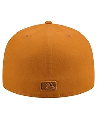 New Era Men's Orange Texas Rangers Color Pack A-Frame 59FIFTY Fitted Hat