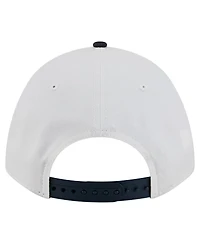 New Era Men's White/Navy Penn State Nittany Lions Arch Two-Tone Rope 9FORTY A-Frame M-Crown Adjustable Hat