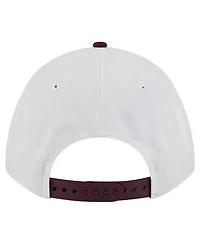 New Era Men's White/Maroon Minnesota Golden Gophers Arch Two-Tone Rope 9FORTY A-Frame M-Crown Adjustable Hat