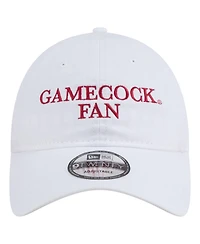 New Era Men's White South Carolina Gamecocks Fan 9TWENTY Adjustable Hat