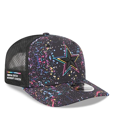 New Era Men's Black Dallas Cowboys 2025 Nfl Crucial Catch 9SEVENTY Adjustable Hat