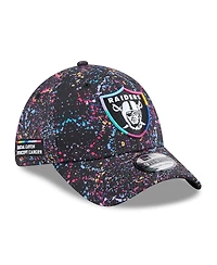 New Era Men's Black Las Vegas Raiders 2025 Nfl Crucial Catch 39THIRTY Flex Hat