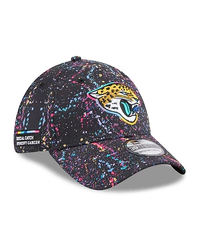 New Era Men's Black Jacksonville Jaguars 2025 Nfl Crucial Catch 39THIRTY Flex Hat