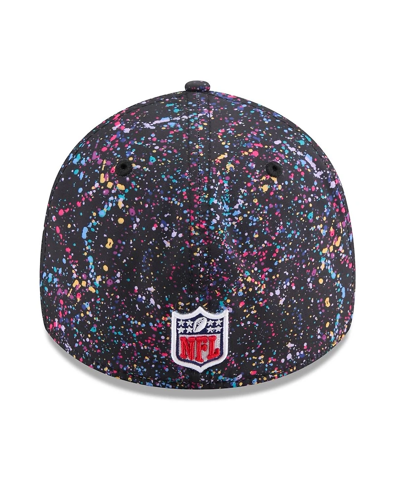 New Era Men's Black Atlanta Falcons 2025 Nfl Crucial Catch 39THIRTY Flex Hat