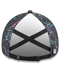 New Era Women's Black Los Angeles Chargers 2025 Nfl Crucial Catch Pony Tail Adjustable Hat
