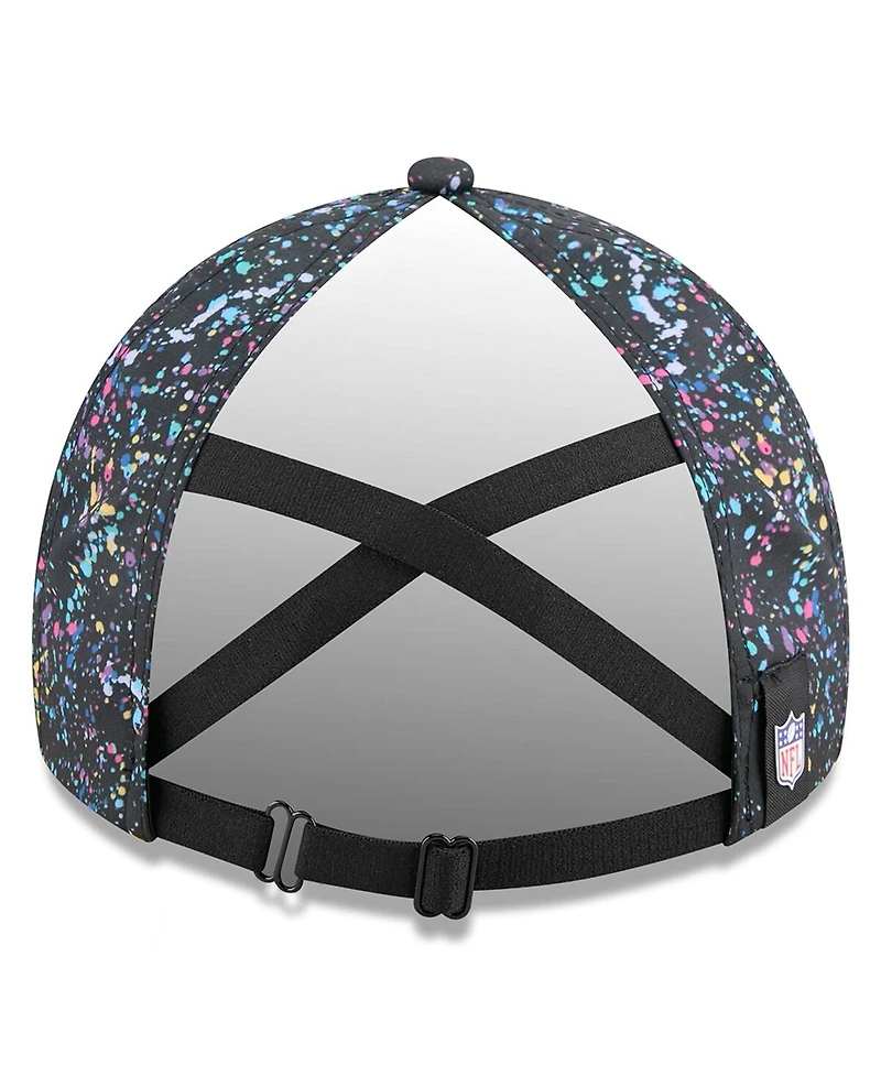 New Era Women's Black Dallas Cowboys 2025 Nfl Crucial Catch Pony Tail Adjustable Hat