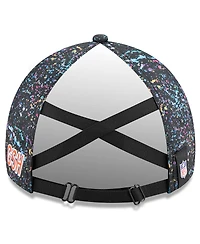 New Era Women's Black Chicago Bears 2025 Nfl Crucial Catch Pony Tail Adjustable Hat