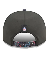 New Era Men's Black Seattle Seahawks 2025 Nfl Crucial Catch A-Frame 9FIFTY Snapback Hat