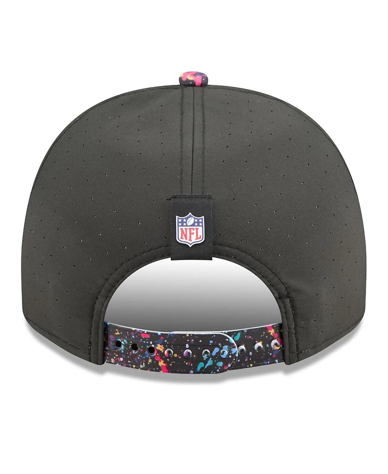 New Era Men's Black Pittsburgh Steelers 2025 Nfl Crucial Catch A-Frame 9FIFTY Snapback Hat