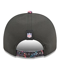 New Era Men's Black Pittsburgh Steelers 2025 Nfl Crucial Catch A-Frame 9FIFTY Snapback Hat