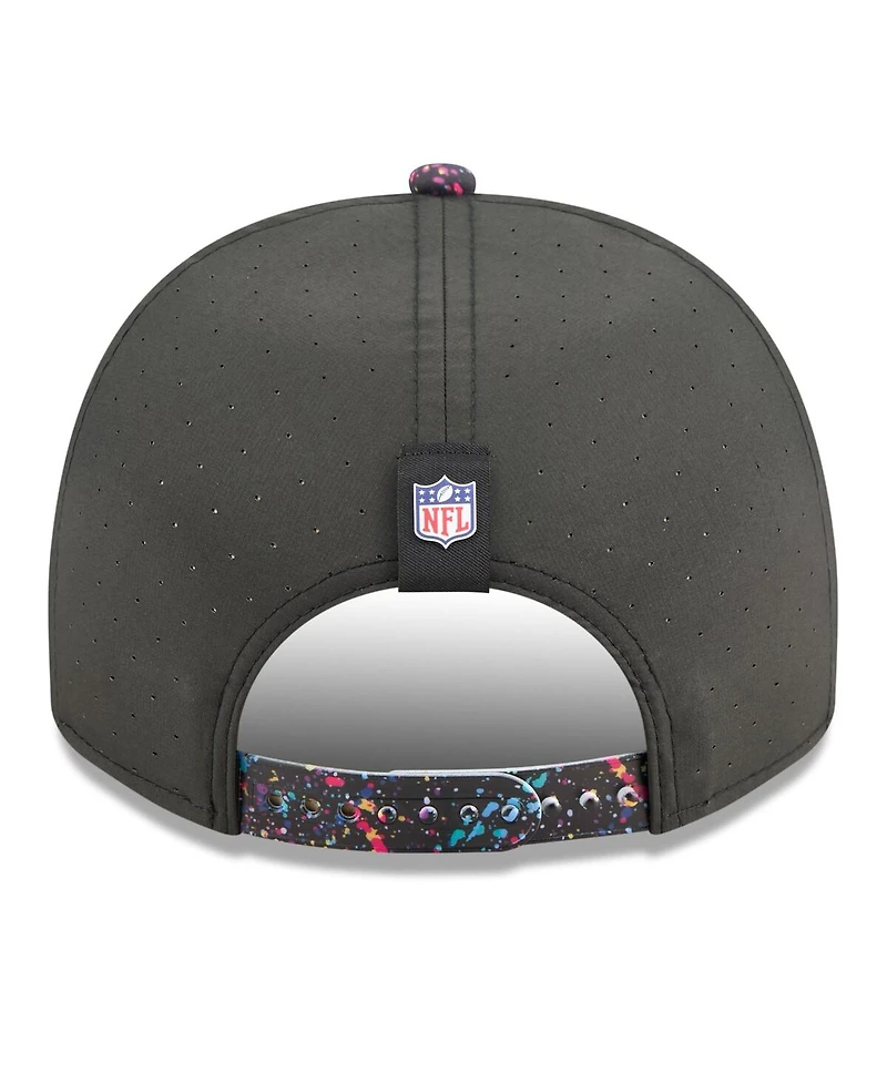 New Era Men's Black Shield Logo 2025 Nfl Crucial Catch A-Frame 9FIFTY Snapback Hat