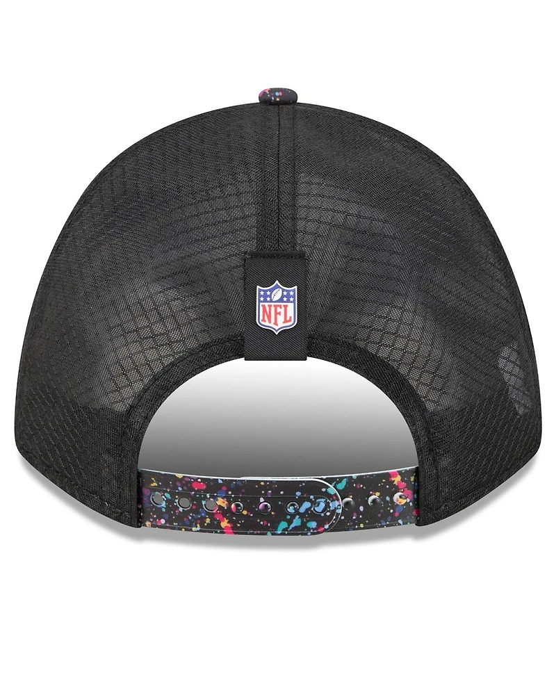 New Era Men's Black Shield Logo 2025 Nfl Crucial Catch 9FORTY Adjustable Hat