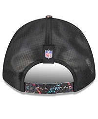 New Era Men's Black Miami Dolphins 2025 Nfl Crucial Catch 9FORTY Adjustable Hat