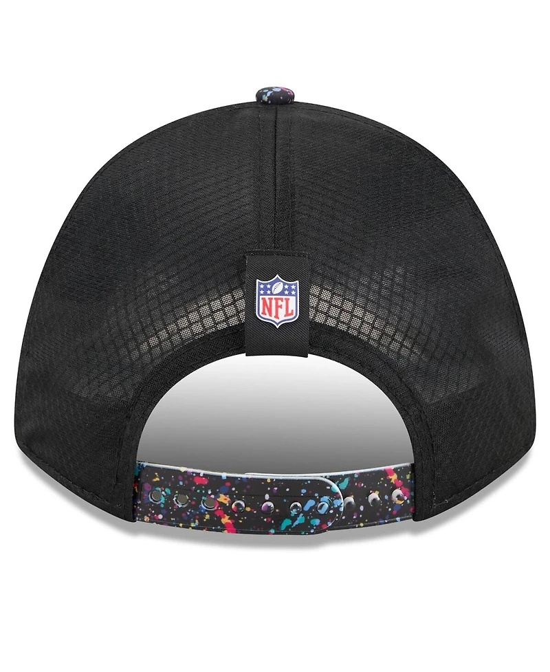 New Era Men's Black Detroit Lions 2025 Nfl Crucial Catch 9FORTY Adjustable Hat