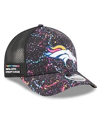New Era Big Boys and Girls Black Denver Broncos 2025 Nfl Crucial Catch 9FORTY Adjustable Hat