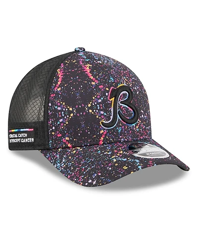 New Era Big Boys and Girls Black Chicago Bears 2025 Nfl Crucial Catch 9FORTY Adjustable Hat