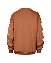 '47 Brand Women's Texas Orange Longhorns Go Big Oversized Pullover Sweatshirt