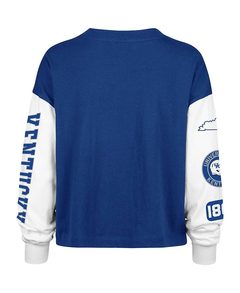 '47 Brand Women's Royal Kentucky Wildcats Sydney Long Sleeve T-Shirt