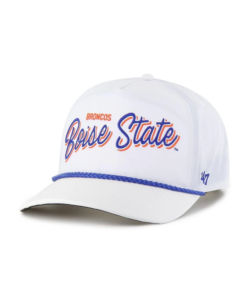'47 Brand Men's White Boise State Broncos Fairway Hitch Adjustable Hat