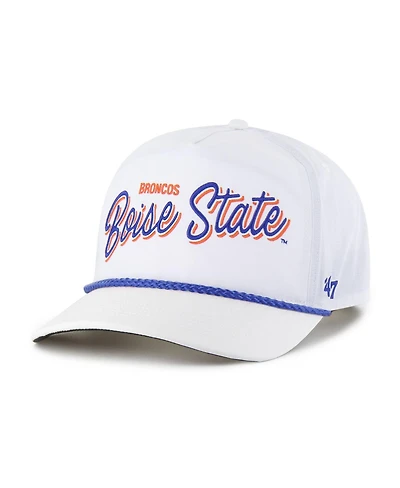 '47 Brand Men's White Boise State Broncos Fairway Hitch Adjustable Hat