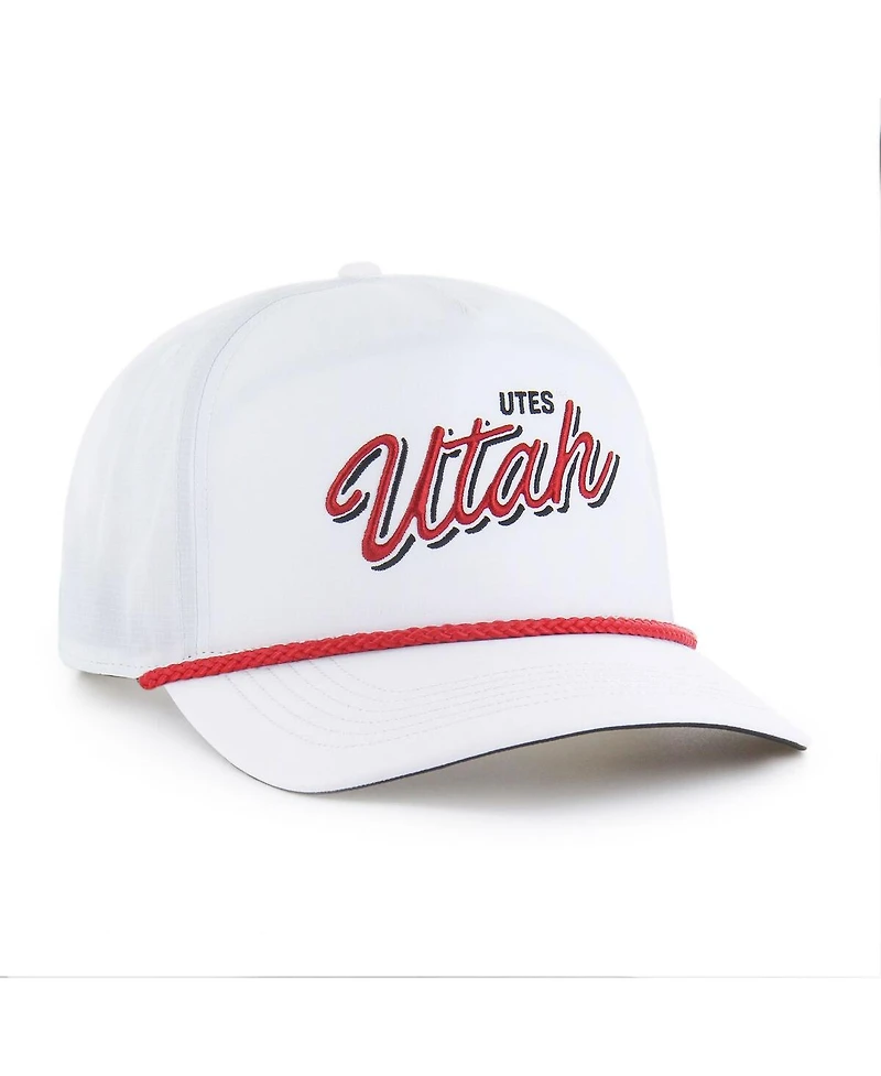 '47 Brand Men's White Utah Utes Fairway Hitch Adjustable Hat
