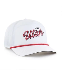 '47 Brand Men's White Utah Utes Fairway Hitch Adjustable Hat
