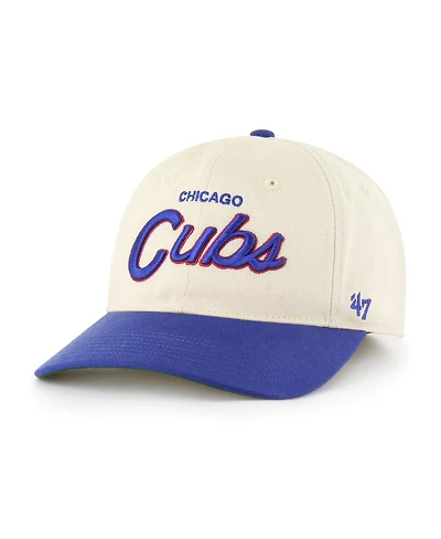 '47 Brand Men's Natural Chicago Cubs Crosstown Franchise Fitted Hat